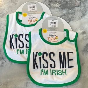 Kiss Me I Am Irish Bibs